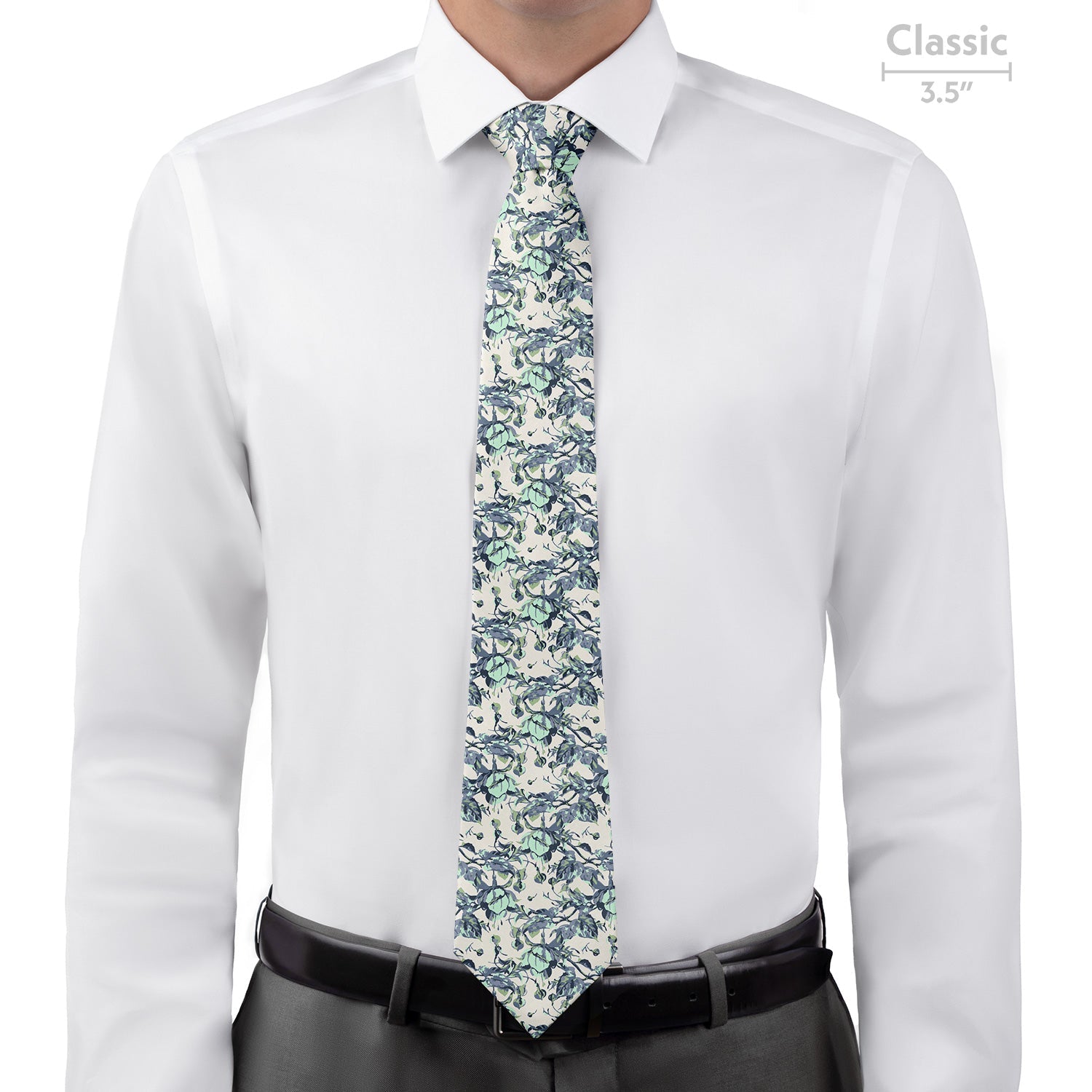 Abstract Floral Necktie - Classic - Knotty Tie Co.