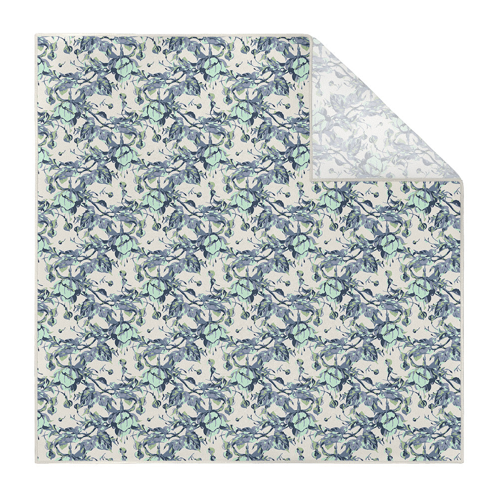 Abstract Floral Pocket Square - Printed - Knotty Tie Co.