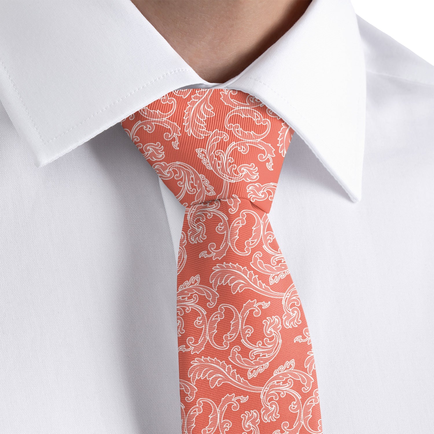 Adorned Paisley Necktie - Rolled - Knotty Tie Co.