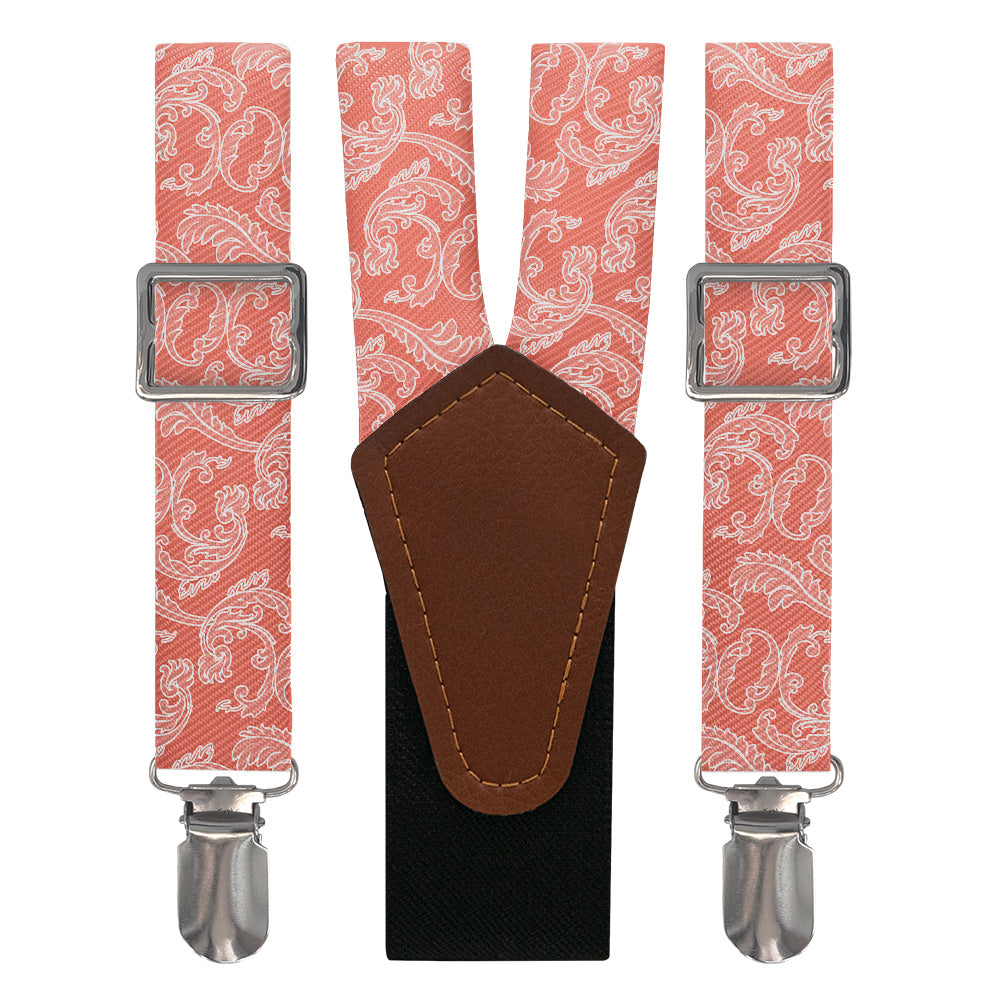 Adorned Paisley Suspenders - Main View - Knotty Tie Co.