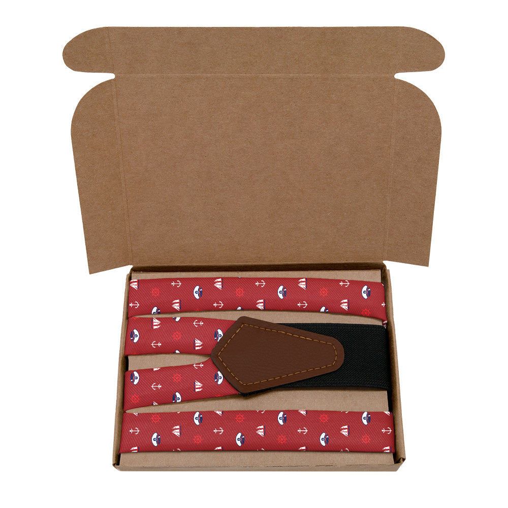 Ahoy Suspenders - Kraft Gift Box Packaging - Knotty Tie Co.