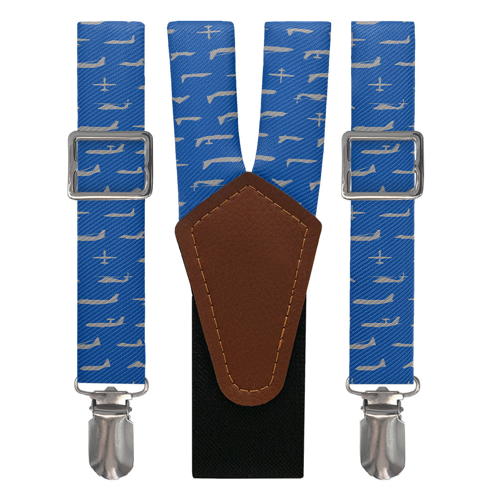 Air Force Aviation Suspenders - Main View - Knotty Tie Co.