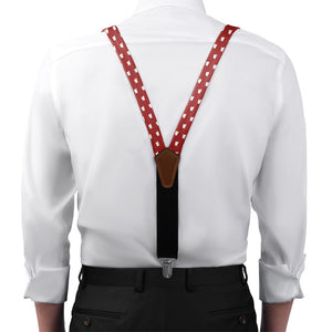 Alabama State Outline Suspenders - On Model Front View - Knotty Tie Co.