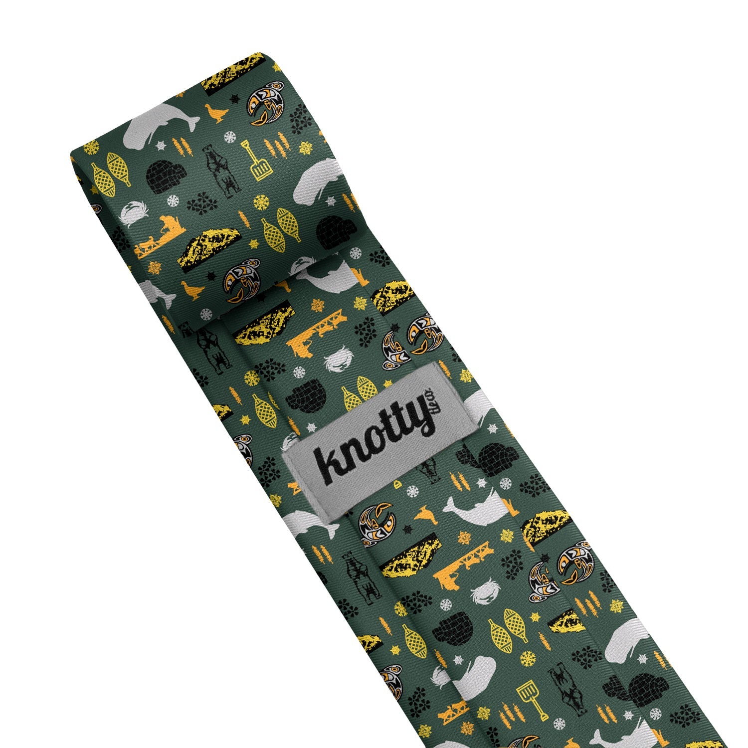 Alaska State Heritage Necktie - Tag - Knotty Tie Co.
