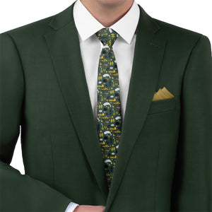 Alaska State Heritage Necktie - Matching Pocket Square - Knotty Tie Co.