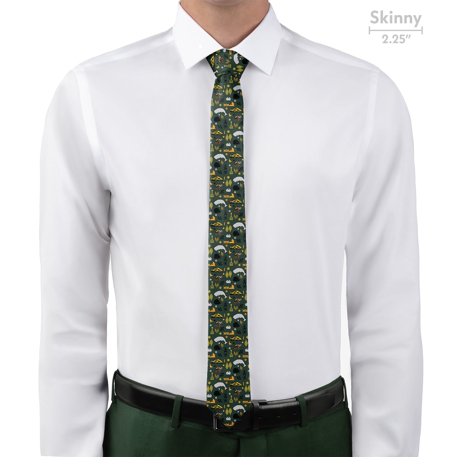 Alaska State Heritage Necktie - Skinny - Knotty Tie Co.