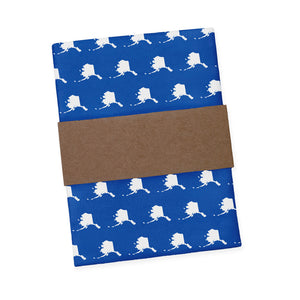 Alaska State Outline Pocket Square - Packaging - Knotty Tie Co.