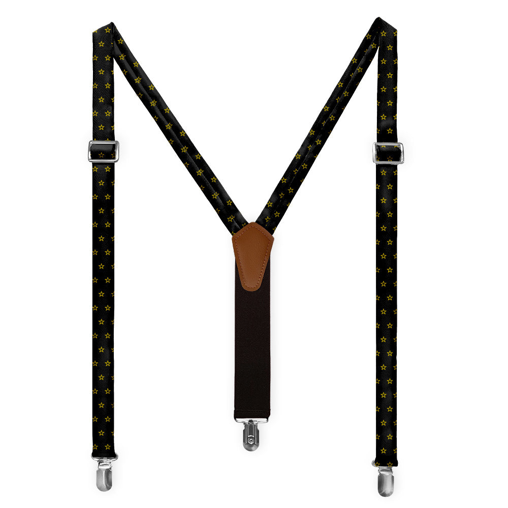 All Stars Suspenders - Full Front View - Knotty Tie Co.