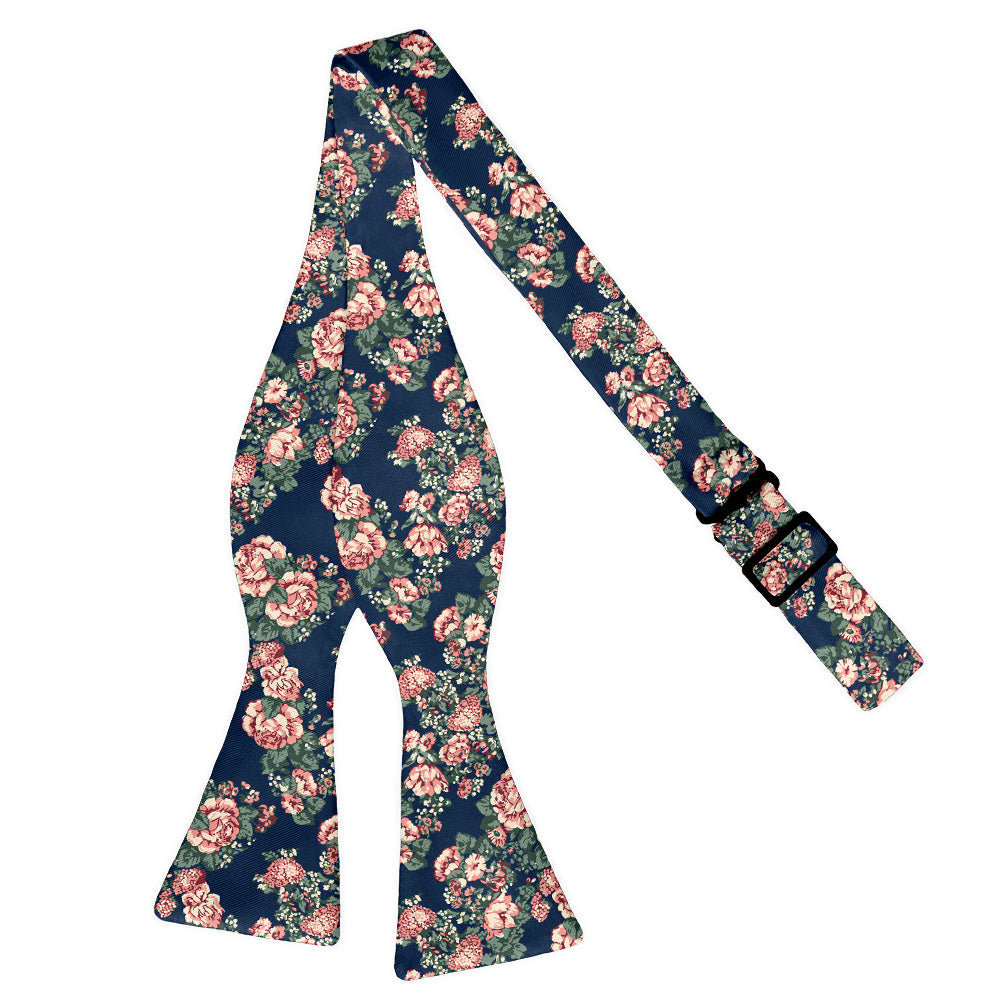 Allison Floral Bow Tie - Adult Extra-Long Self-Tie 18-21" - Knotty Tie Co.