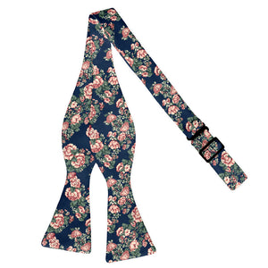 Allison Floral Bow Tie - Adult Pre-Tied 12-22" - Knotty Tie Co.