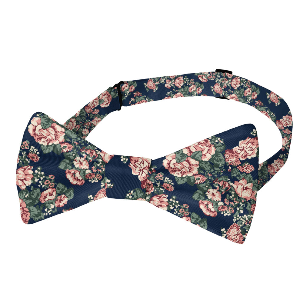 Allison Floral Bow Tie - Adult Standard Self-Tie 14-18" - Knotty Tie Co.