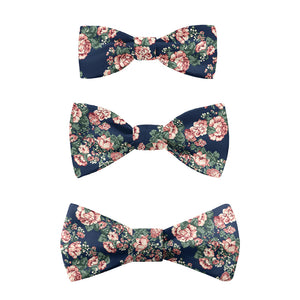 Allison Floral Bow Tie - Kids Pre-Tied 9.5-12.5" - Knotty Tie Co.