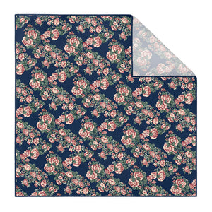 Allison Floral Pocket Square - Printed - Knotty Tie Co.