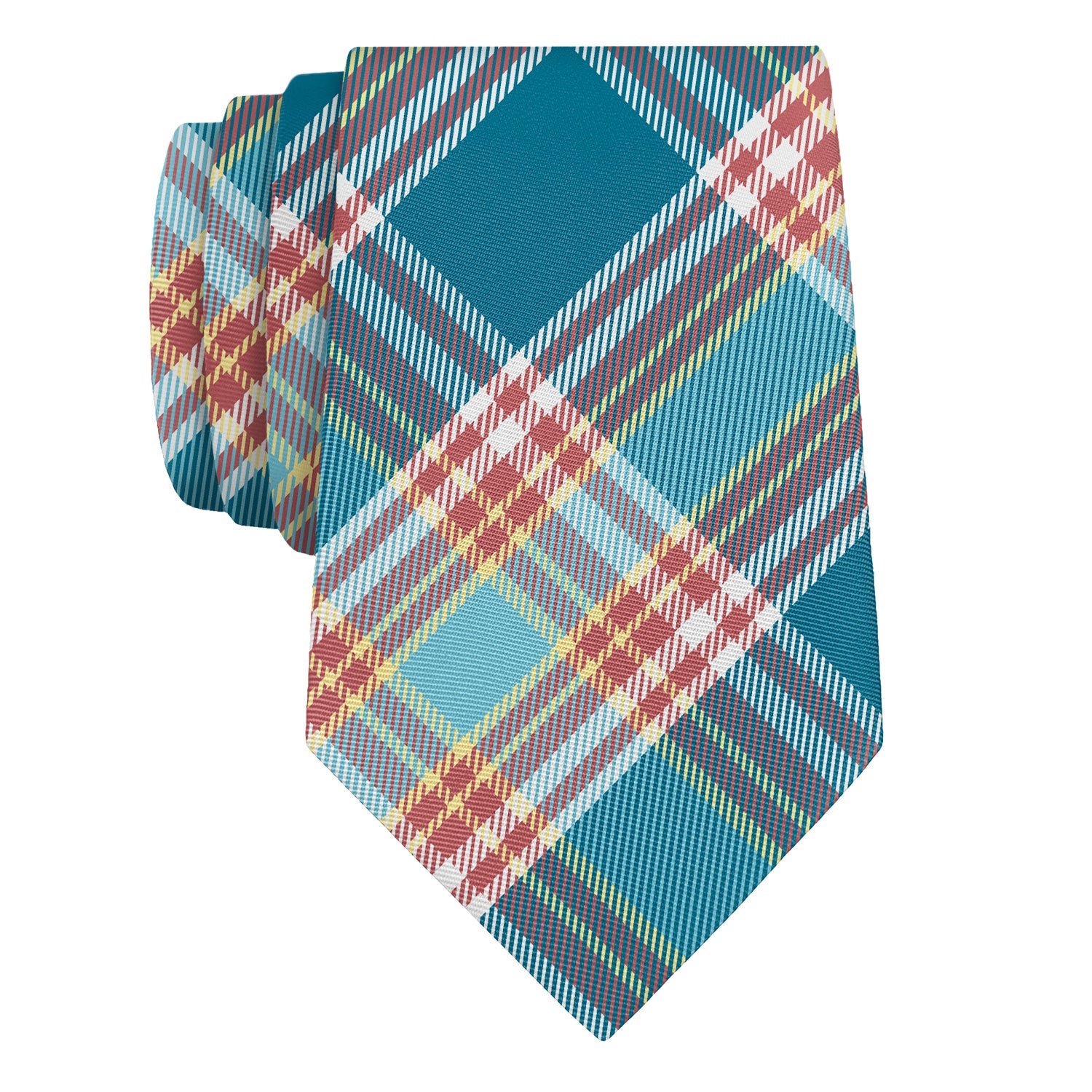 American Plaid Necktie - Rolled - Knotty Tie Co.