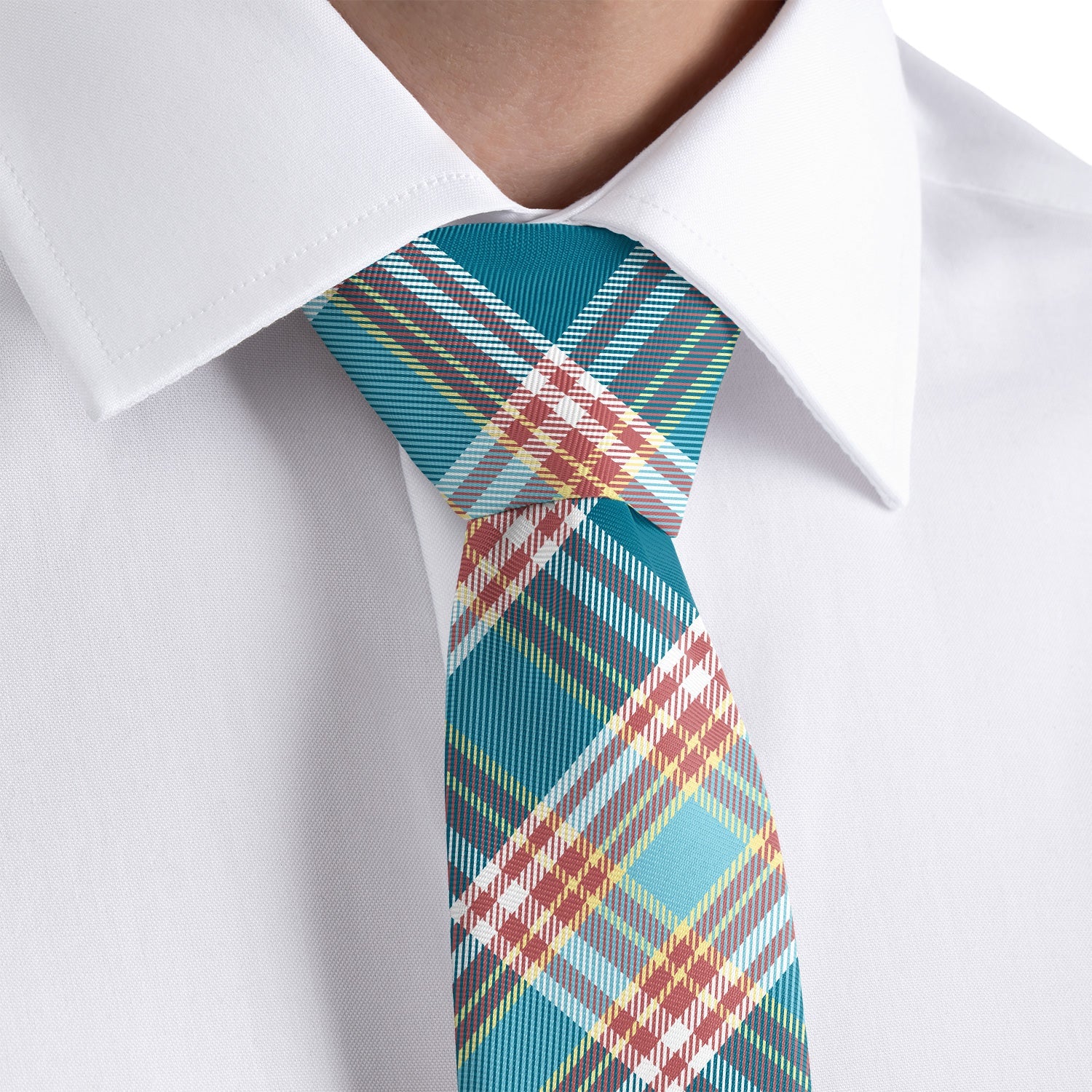 American Plaid Necktie - Rolled - Knotty Tie Co.
