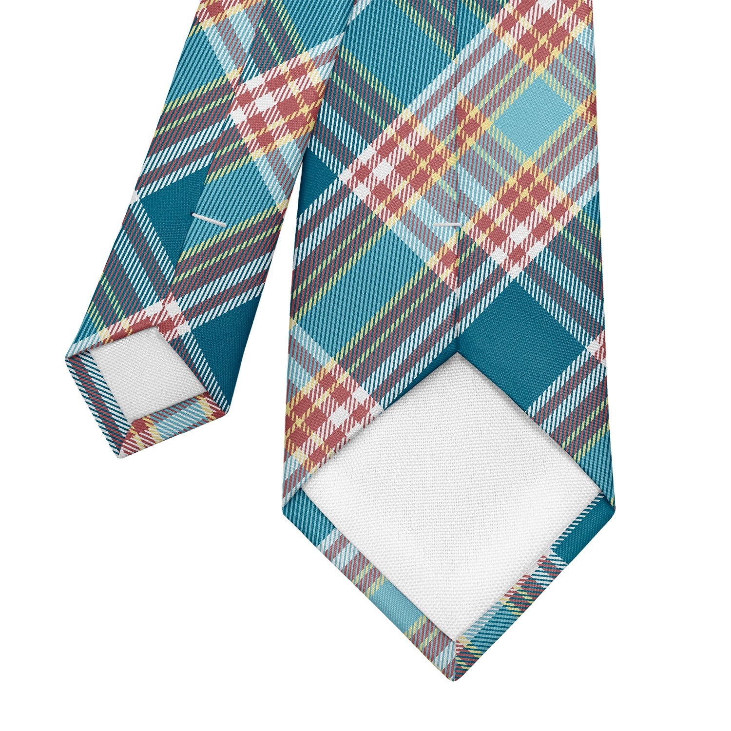 American Plaid Necktie - Tipping - Knotty Tie Co.