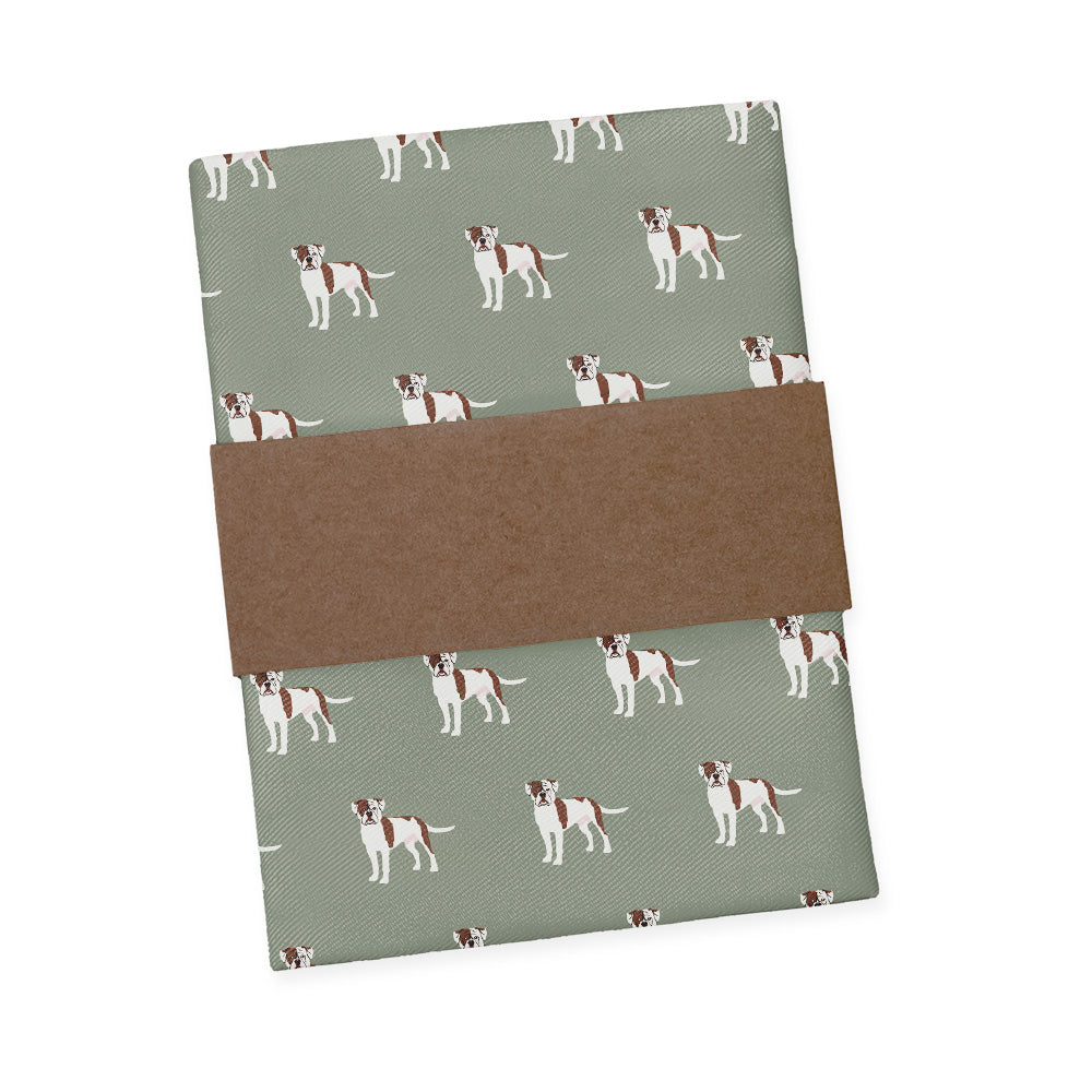 American Bulldog Pocket Square - Packaging - Knotty Tie Co.