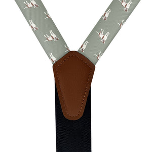 American Bulldog Suspenders - Vegan Leather Y-Back - Knotty Tie Co.