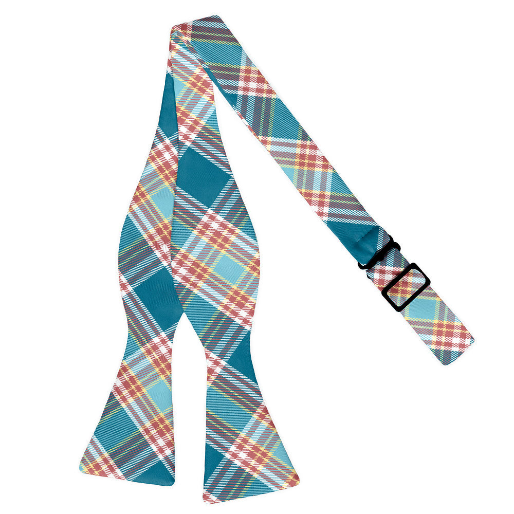 American Plaid Bow Tie - Adult Extra-Long Self-Tie 18-21" - Knotty Tie Co.