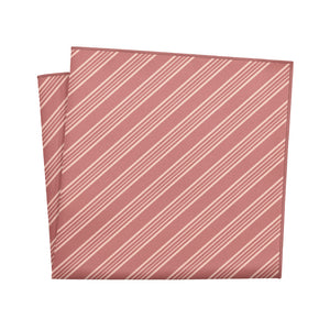 Archer Stripe Pocket Square - 12" Square - Knotty Tie Co.