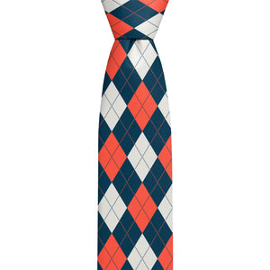 Custom Argyle 1 Logo Tie - Knot - Knotty Tie Co.