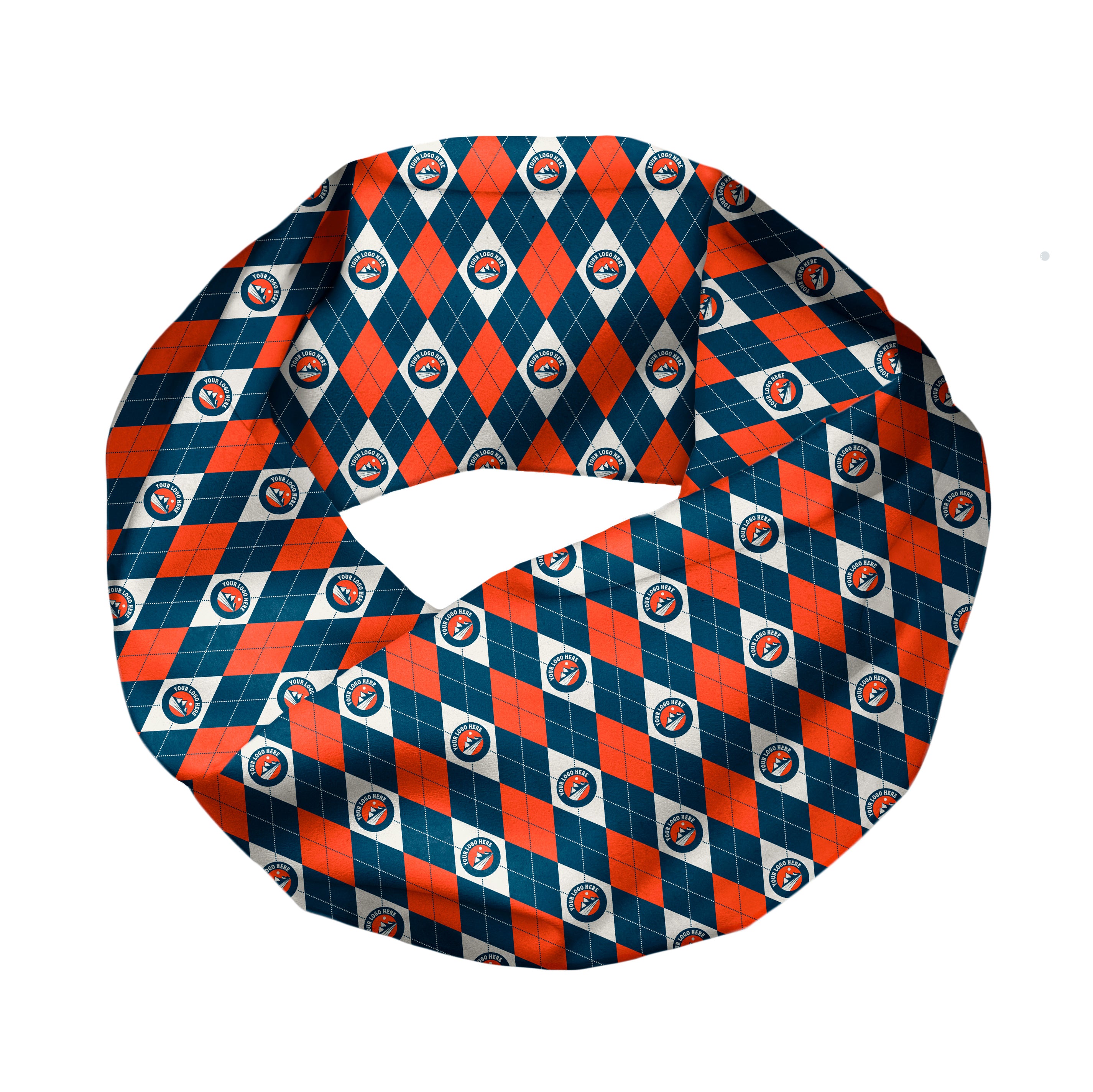 Argyle 2 Infinity Logo Scarf - Knotty Tie Co.