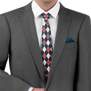 Custom Argyle 2 Logo Tie - Suit - Knotty Tie Co.