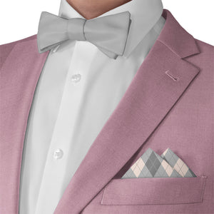 Argyle Plaid Pocket Square - Matching Bow Tie - Knotty Tie Co.