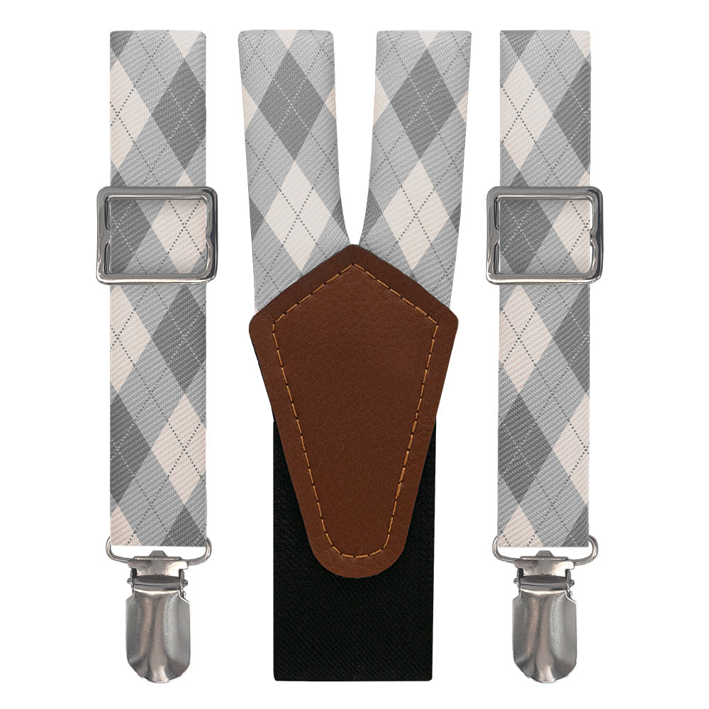 Argyle Plaid Suspenders - Main View - Knotty Tie Co.