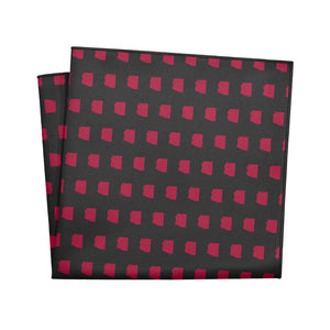 Arizona State Outline Pocket Square - 12" Square - Knotty Tie Co.