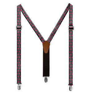 Arizona State Outline Suspenders - Full Front View - Knotty Tie Co.