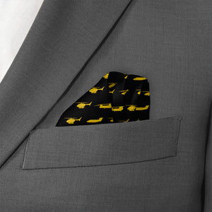 Army Aviation Pocket Square - Wave Fold - Knotty Tie Co.