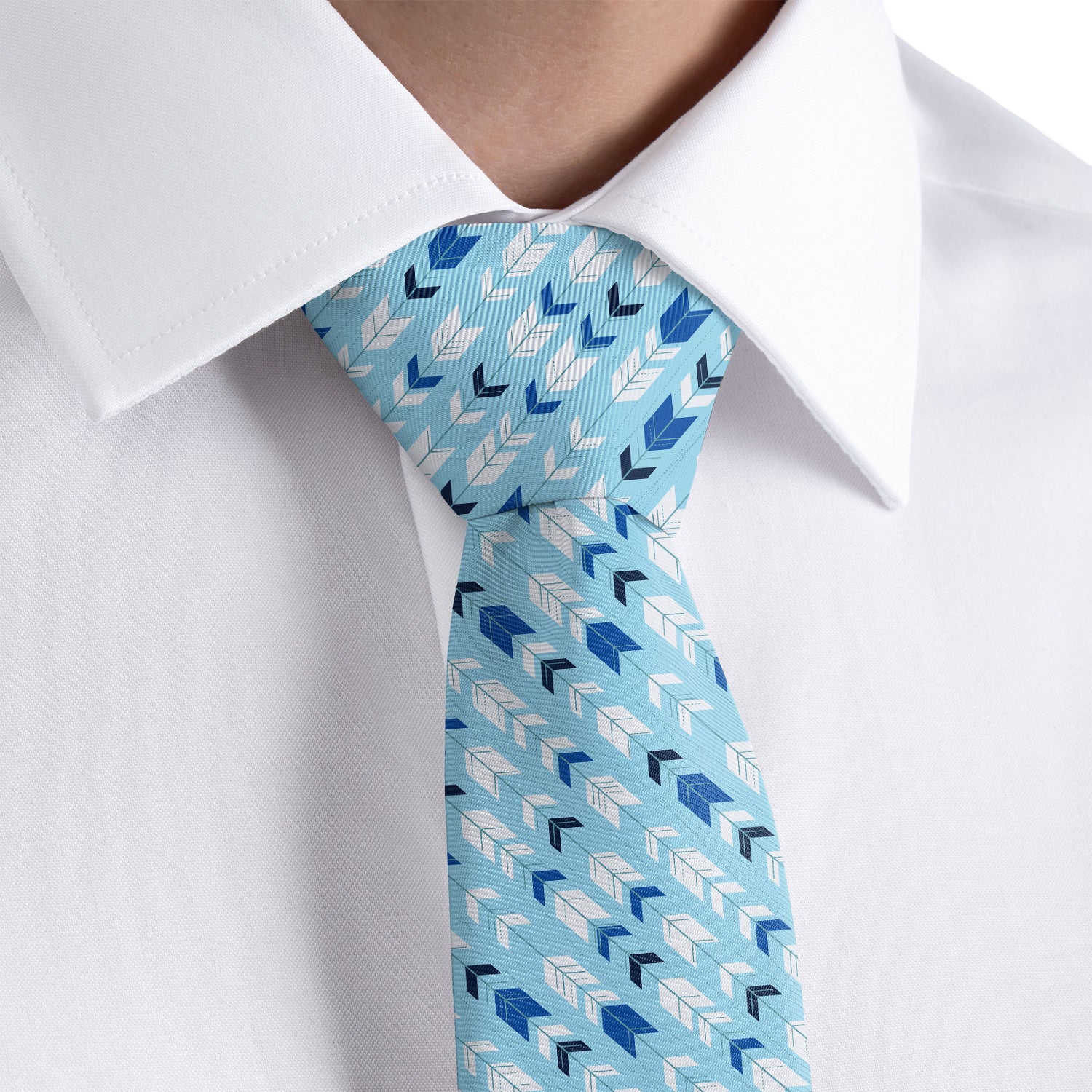 Arrow'd Necktie - Rolled - Knotty Tie Co.