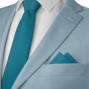 Arrowwood Geometric Pocket Square - Matching Necktie- Knotty Tie Co.