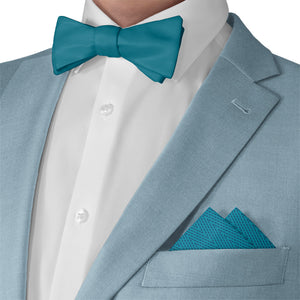 Arrowwood Geometric Pocket Square - Matching Bow Tie - Knotty Tie Co.