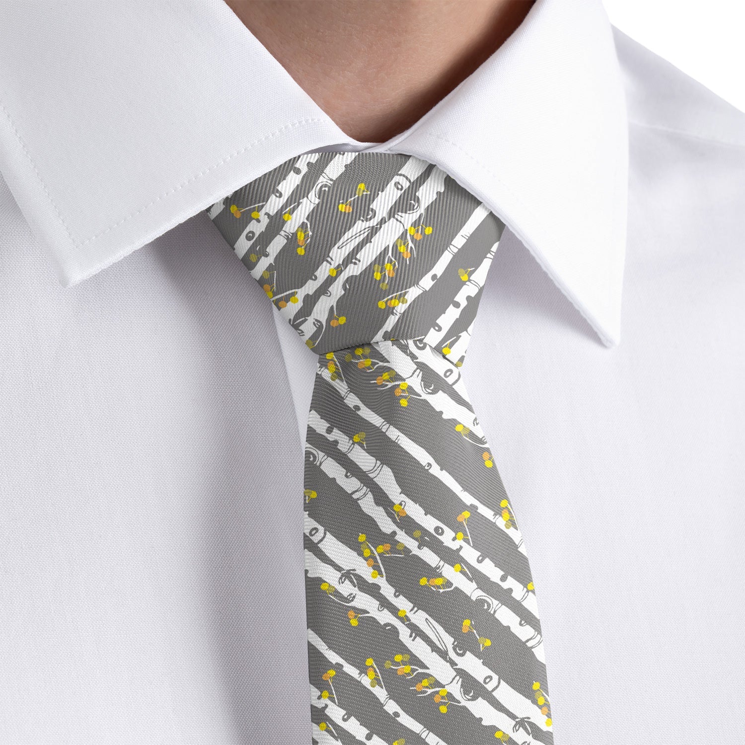 Aspen Grove Necktie - Rolled - Knotty Tie Co.