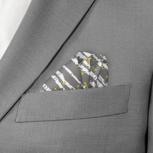 Aspen Grove Pocket Square - Wave Fold - Knotty Tie Co.