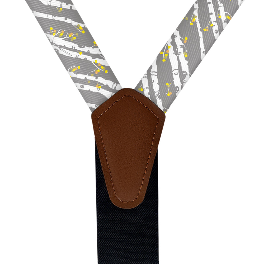 Aspen Grove Suspenders - Vegan Leather Y-Back - Knotty Tie Co.