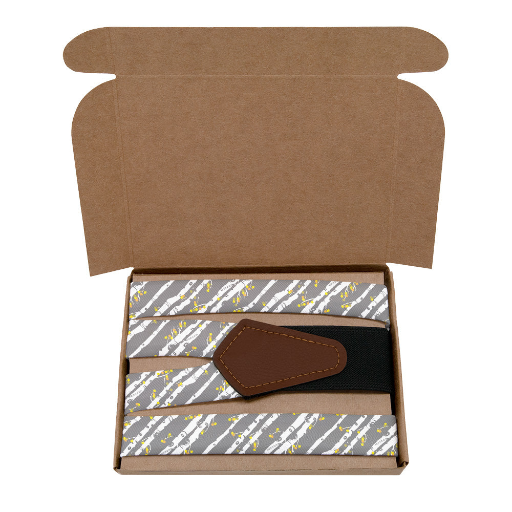 Aspen Grove Suspenders - Kraft Gift Box Packaging - Knotty Tie Co.