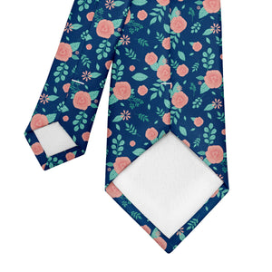 Asta Floral Necktie - Tipping - Knotty Tie Co.