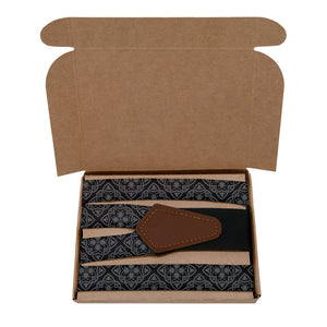 Atticus Suspenders - Kraft Gift Box Packaging - Knotty Tie Co.