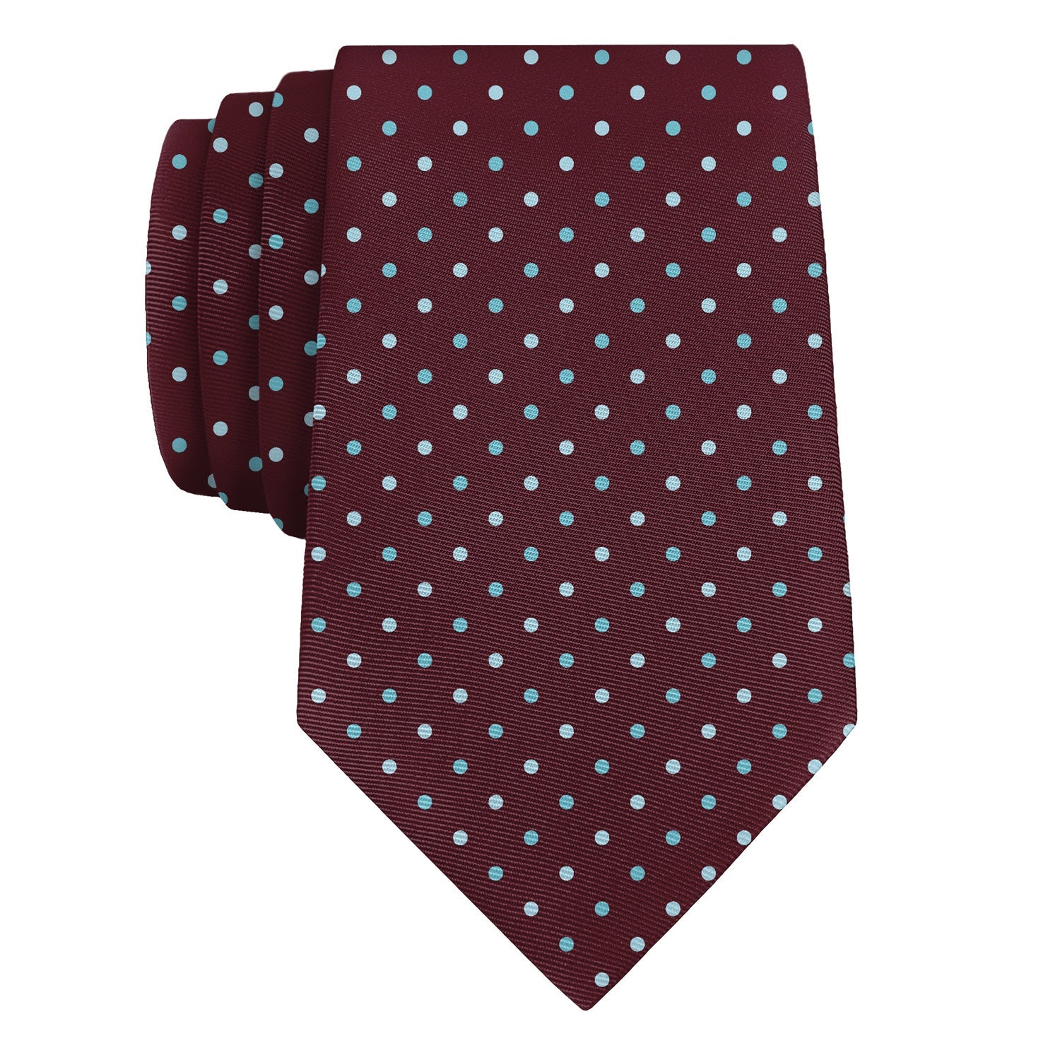 Aurora Dots Necktie - Rolled - Knotty Tie Co.