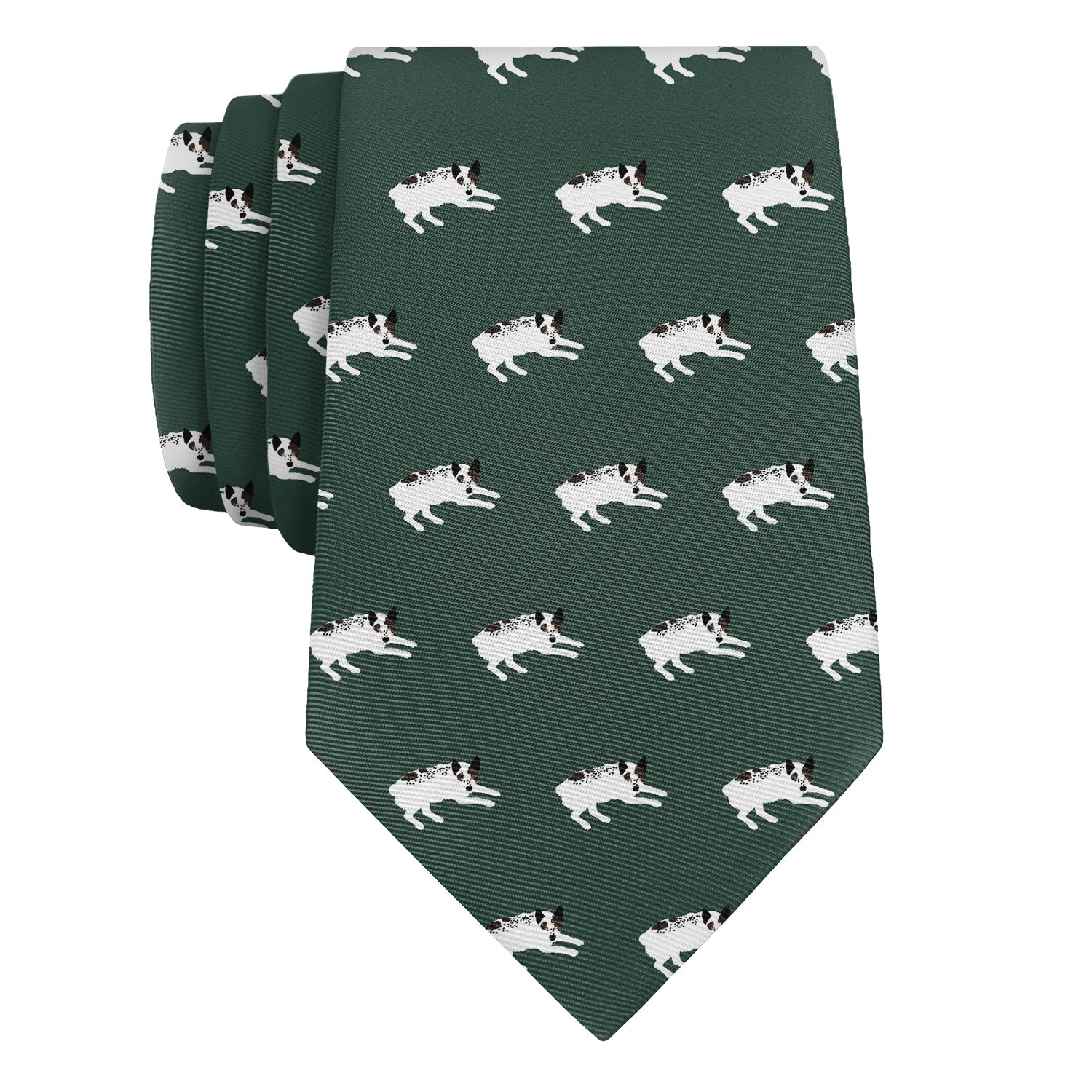 Australian Cattle Dog Necktie - Rolled - Knotty Tie Co.