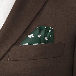 Australian Cattle Dog Pocket Square - Wave Fold - Knotty Tie Co.