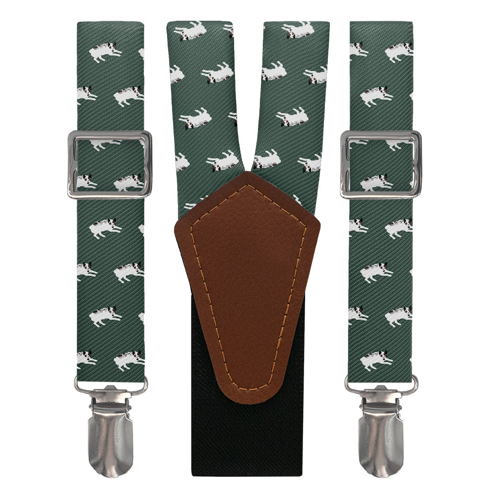 Australian Cattle Dog Suspenders - Main View - Knotty Tie Co.