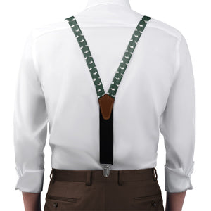 Australian Cattle Dog Suspenders - On Model Front View - Knotty Tie Co.