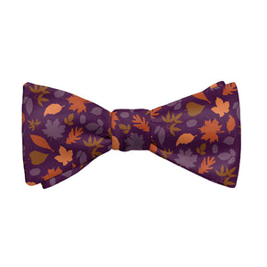 Autumn Leaves Bow Tie - Adult Extra-Long Self-Tie 18-21" - Knotty Tie Co.