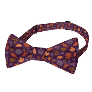 Autumn Leaves Bow Tie - Adult Standard Self-Tie 14-18" - Knotty Tie Co.