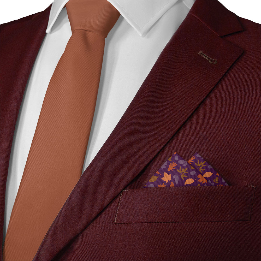 Autumn Leaves Pocket Square - 12" Square - Knotty Tie Co.