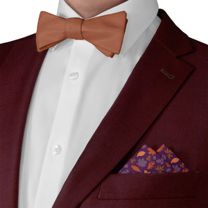 Autumn Leaves Pocket Square - Matching Bow Tie - Knotty Tie Co.